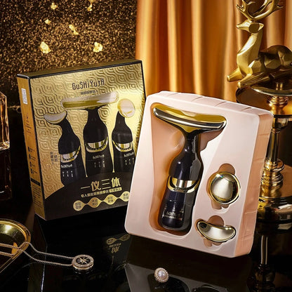 Mikroprądowy masażer do twarzy – unosi i ujędrnia skórę, redukuje zmarszczki, odmładza twarz, szyję i okolice oczu.